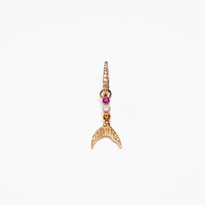 Boucle d'oreille unité Sirène - Boucle d'oreille or rose - GBYG Jewelry Suisse