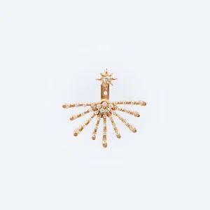Mono Boucle d'oreille Soleil - or rose - GBYG - Jewelry Suisse