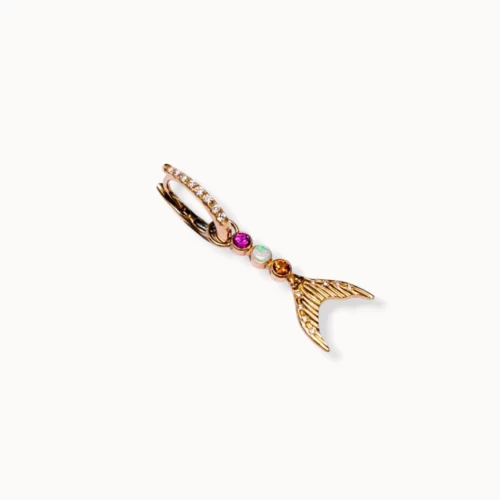 Boucle d'oreille Sirène