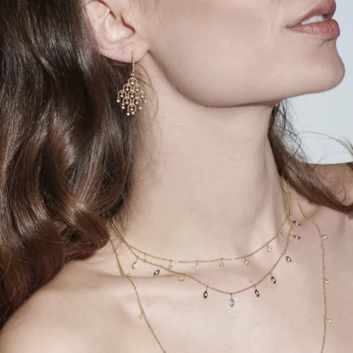 Boucle d'oreille Dentelle