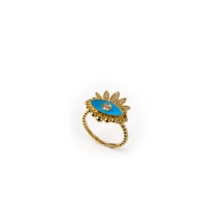 Bague protection email bleu or jaune Gbyg