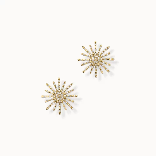 Boucles d'oreille Soleil grand modèle