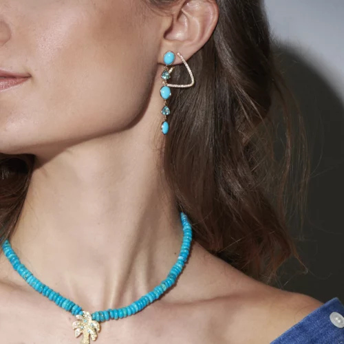 Boucles d'oreille Cabochon