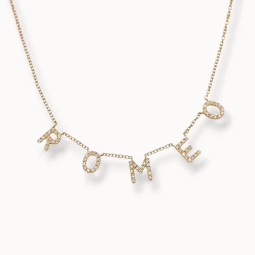 Collier Lettres personnalisé