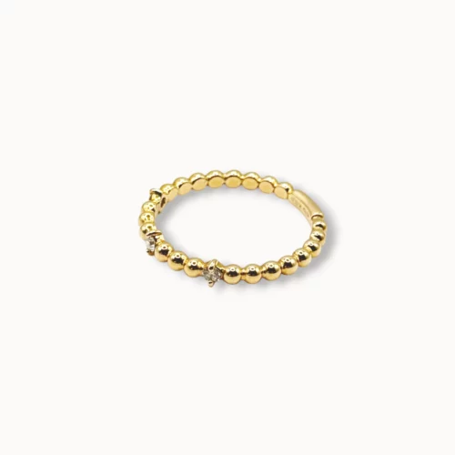 Bague Perlée