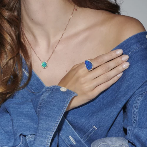 Bague Opale