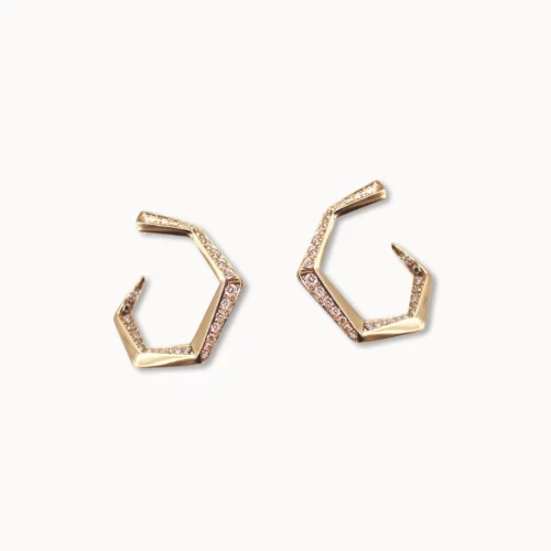 Boucles d'oreille Organique