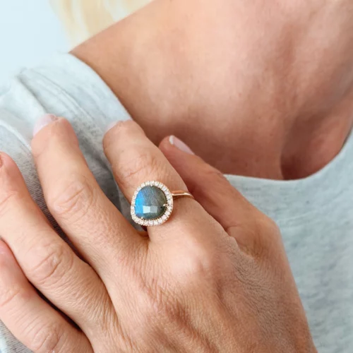 Bague Labradorite