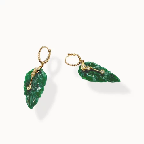 Boucles d'oreille Feuille