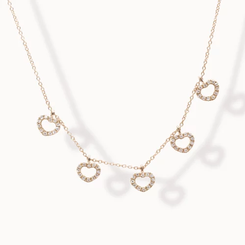 Collier 5 Cœurs