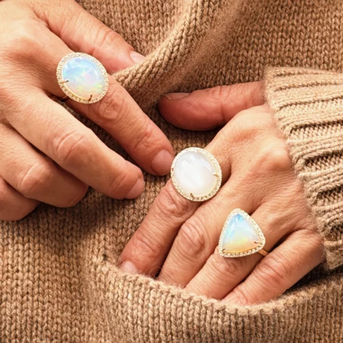 Bague Opale